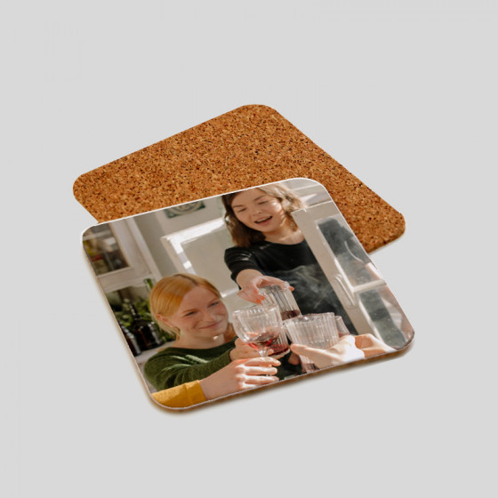 Cork coasters