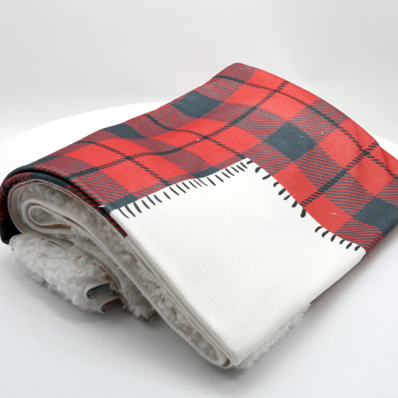 Complimese - plaid in pile - coperta natalizia idea regalo Natale pers –  publiassia