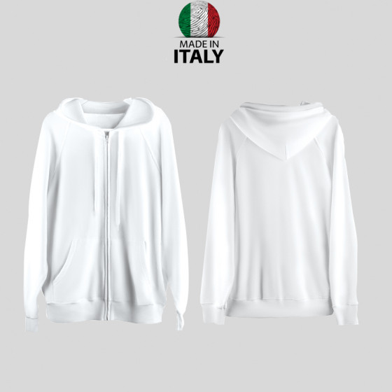 Unisex sweatshirts with ZIP 100% polyester