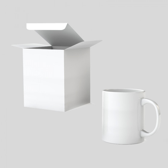 Sublimation mug with box...
