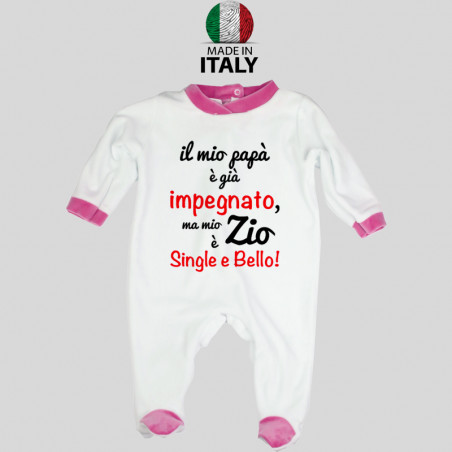 Tutina Neonato Bordo Rosa