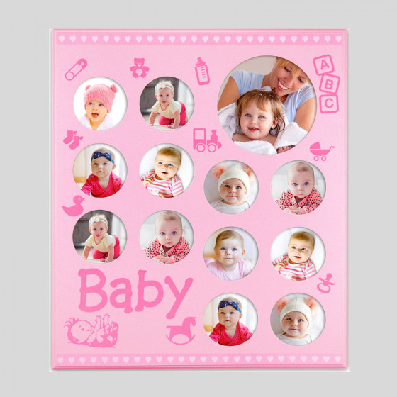 PINK GALLERY BABY FRAME