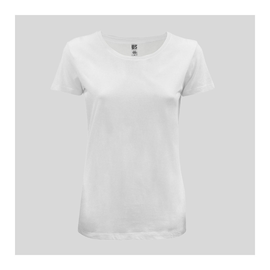 T-Shirt Donna Cotone BIANCA Evolution 150 g/m²