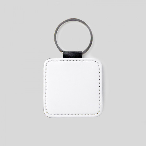 Sublimation leather keychain