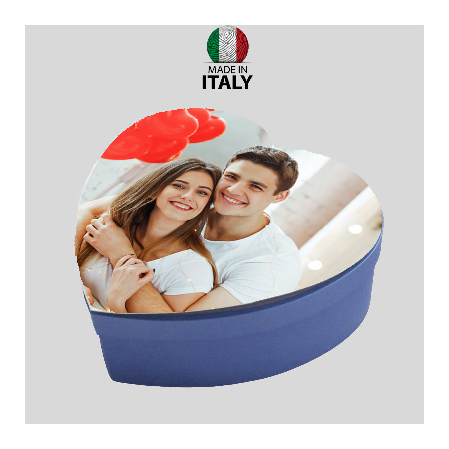 Scatola Blu Cuore 32x34x12 h.