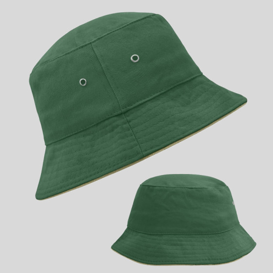 Trandy Hat Color Green 100% Cotton