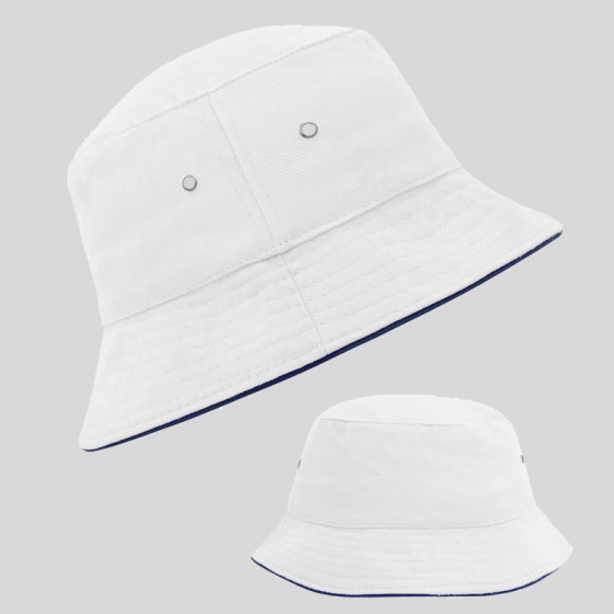 Cappello Trandy Colore Bianco 100% Cotone