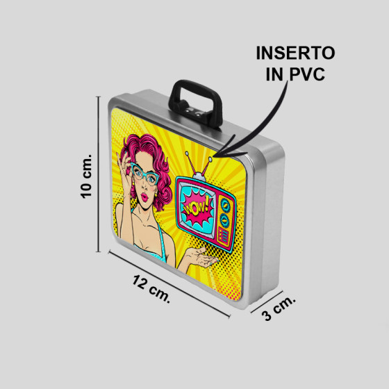 Scatola in Alluminio Valigetta inserto PVC