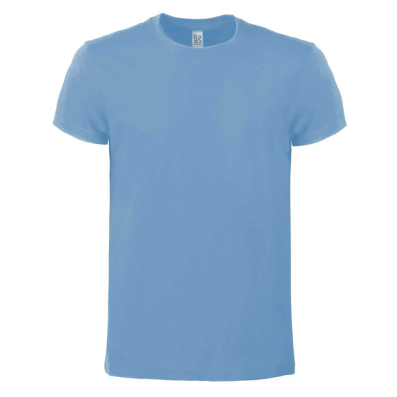 Canvas T-Shirt Uomo 100% Cotone | Girocollo Manica Corta | Basic Pesante 145g | Taglia S Blu Navy